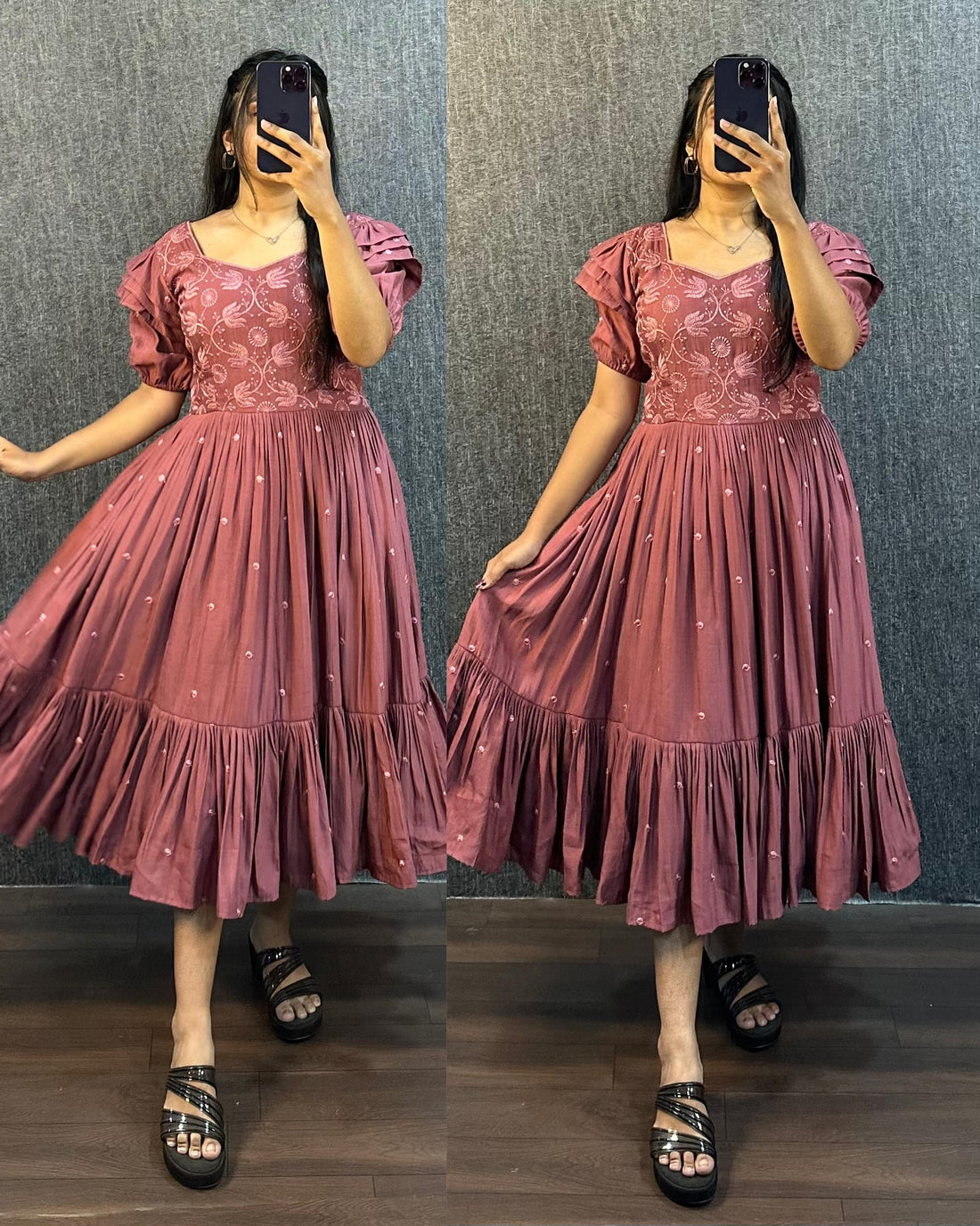 Cafe Gowns of Sundari work with unique style hands