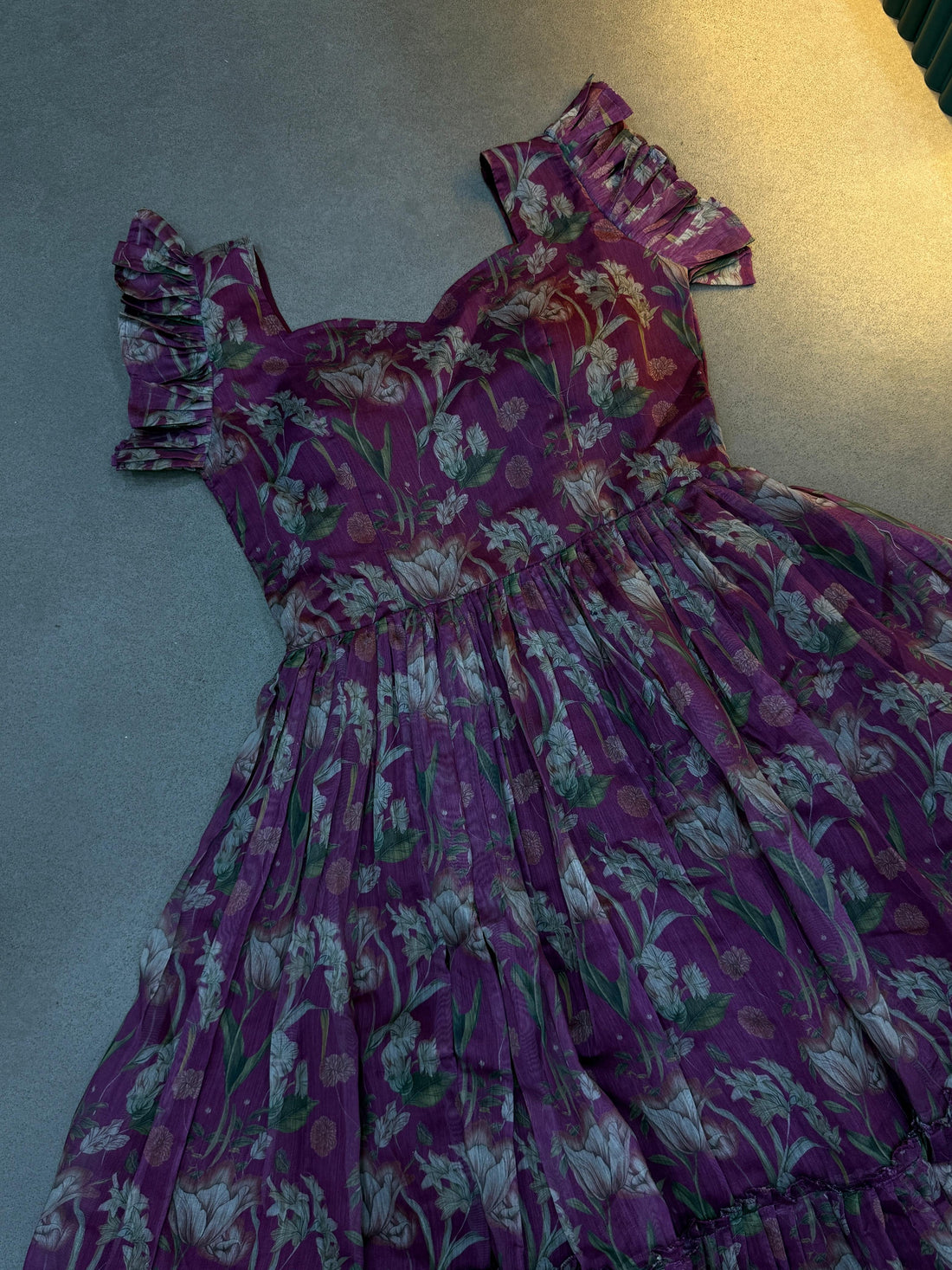 Cafe Gowns Chanderi Desginer