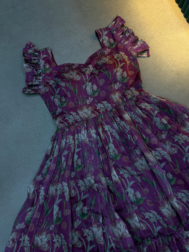 Cafe Gowns Chanderi Desginer