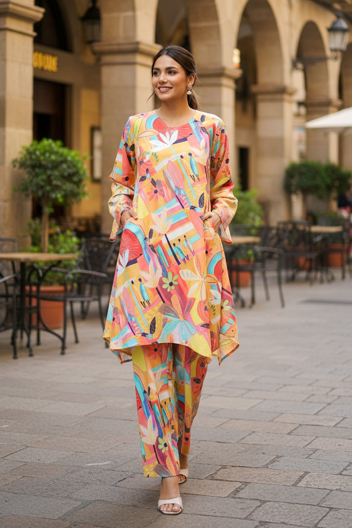 Tropical Fiesta Cotton Co-ord Set