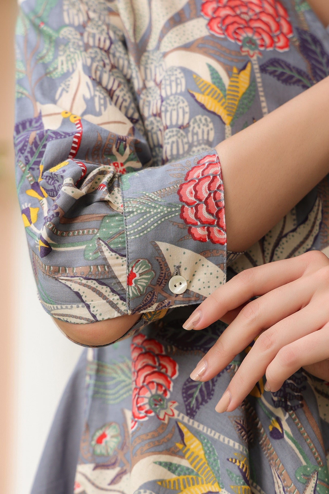 Stone Flower Cotton Co-ord Set