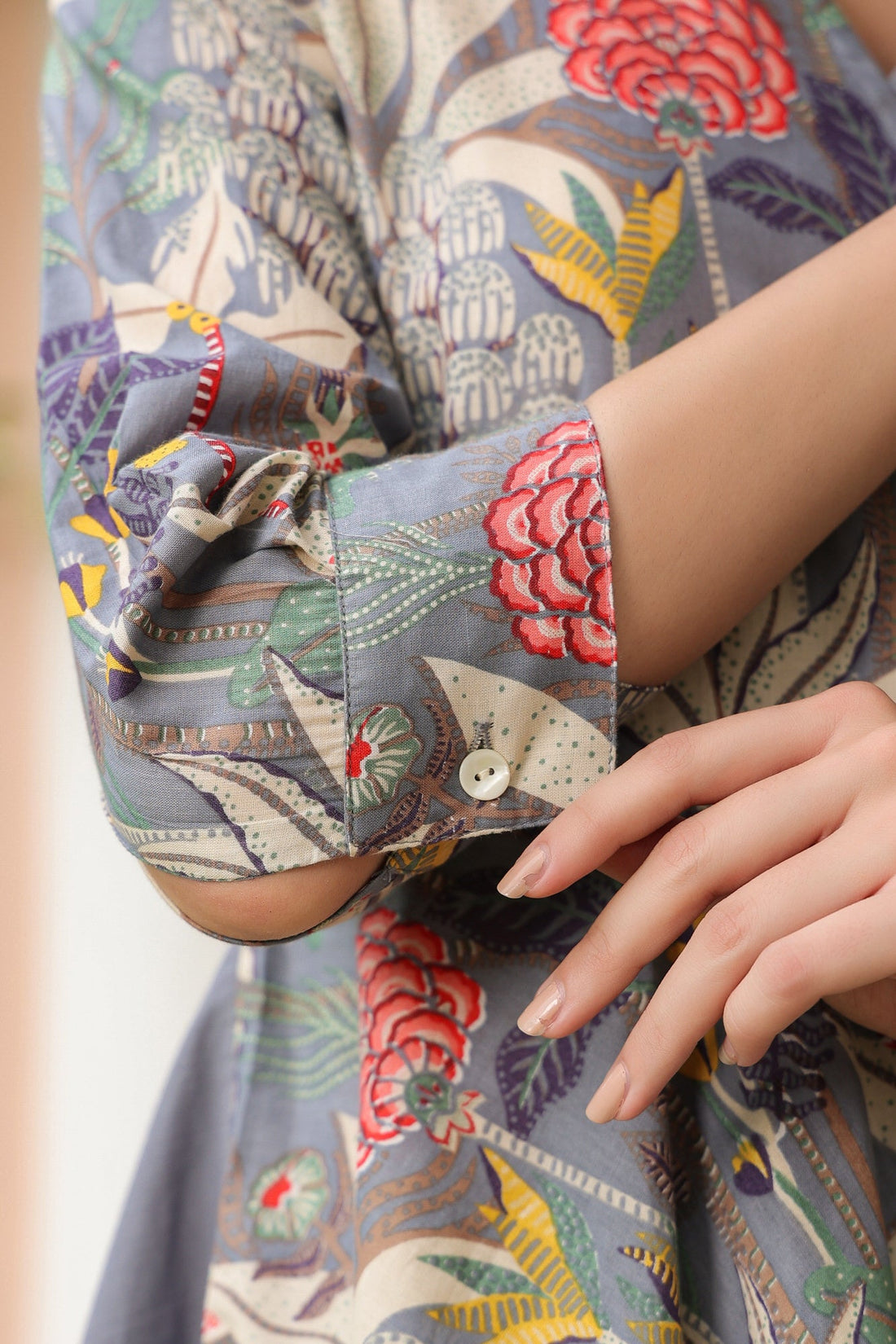 Stone Flower Cotton Co-ord Set