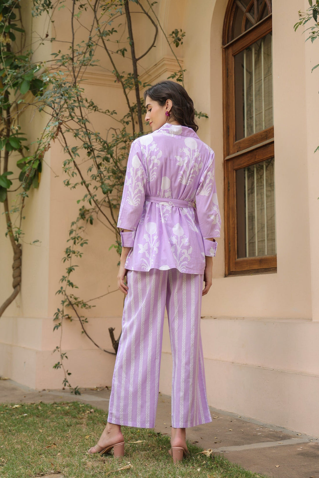 Lilac Labyrinth Cotton Co-ord Set