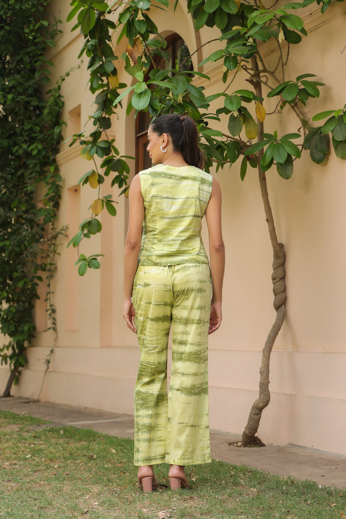 Lemon Sorbet Vest Cotton Co-ord Set