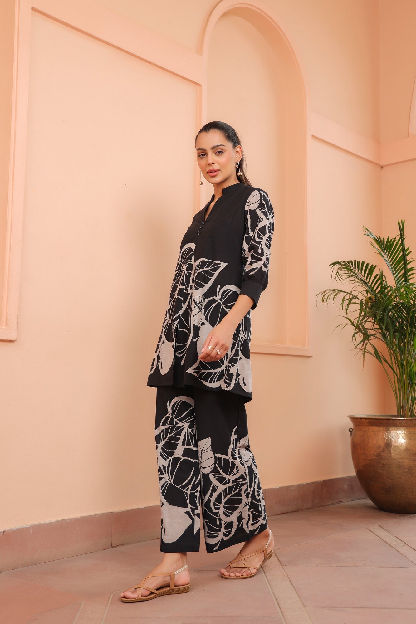 Sfumato Silhouette Cotton Co-ord Set