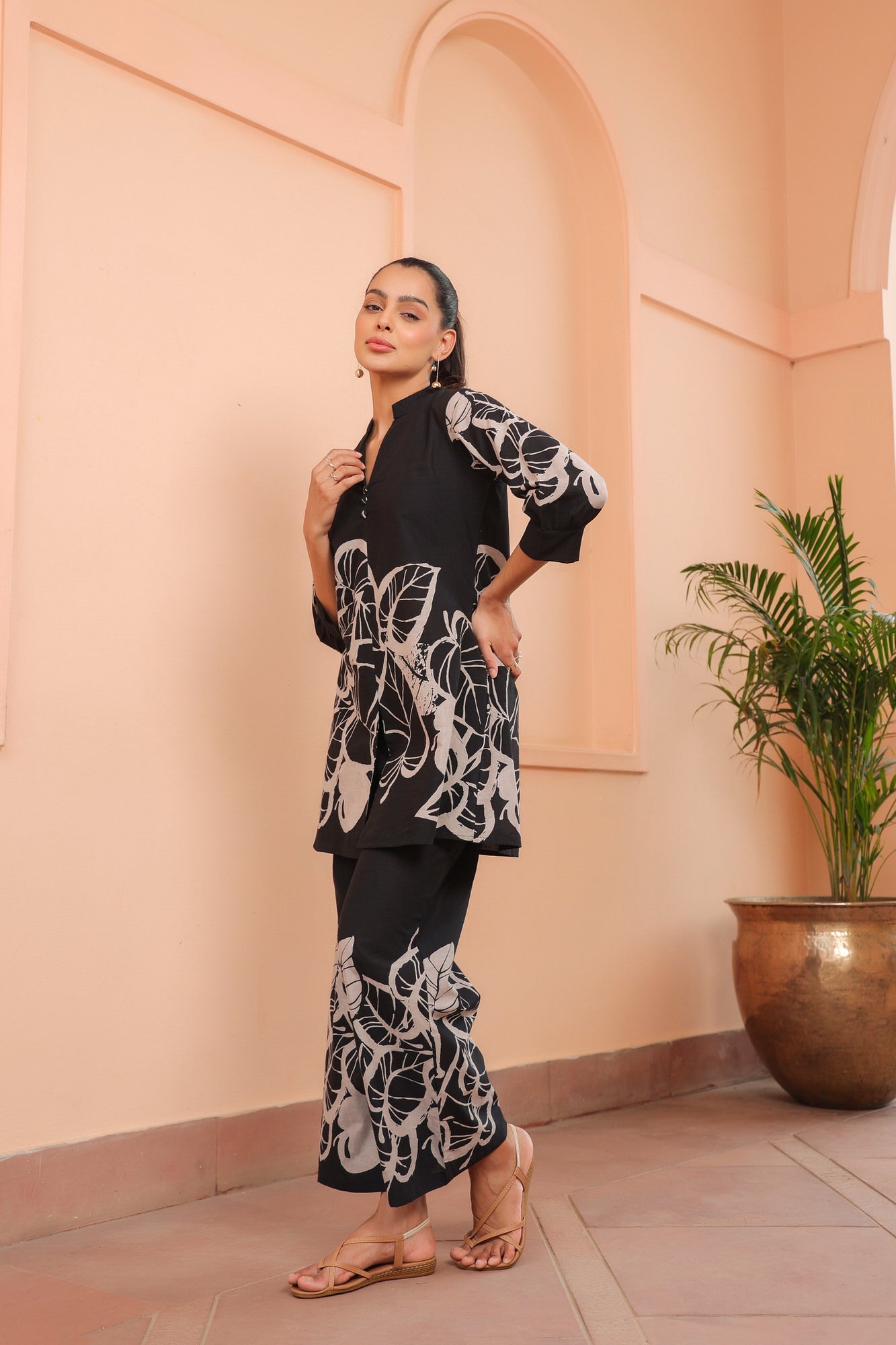 Sfumato Silhouette Cotton Co-ord Set