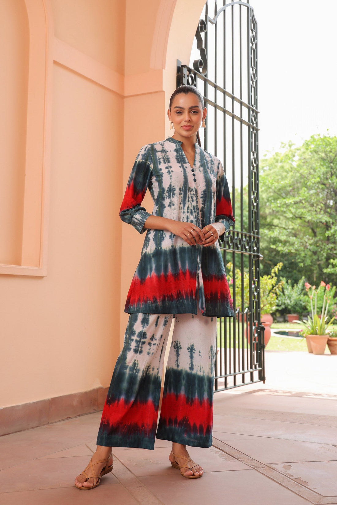 Tie-Dye Tie-In Cotton Co-ord Set