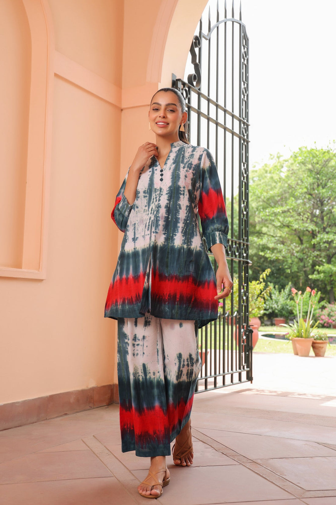 Tie-Dye Tie-In Cotton Co-ord Set