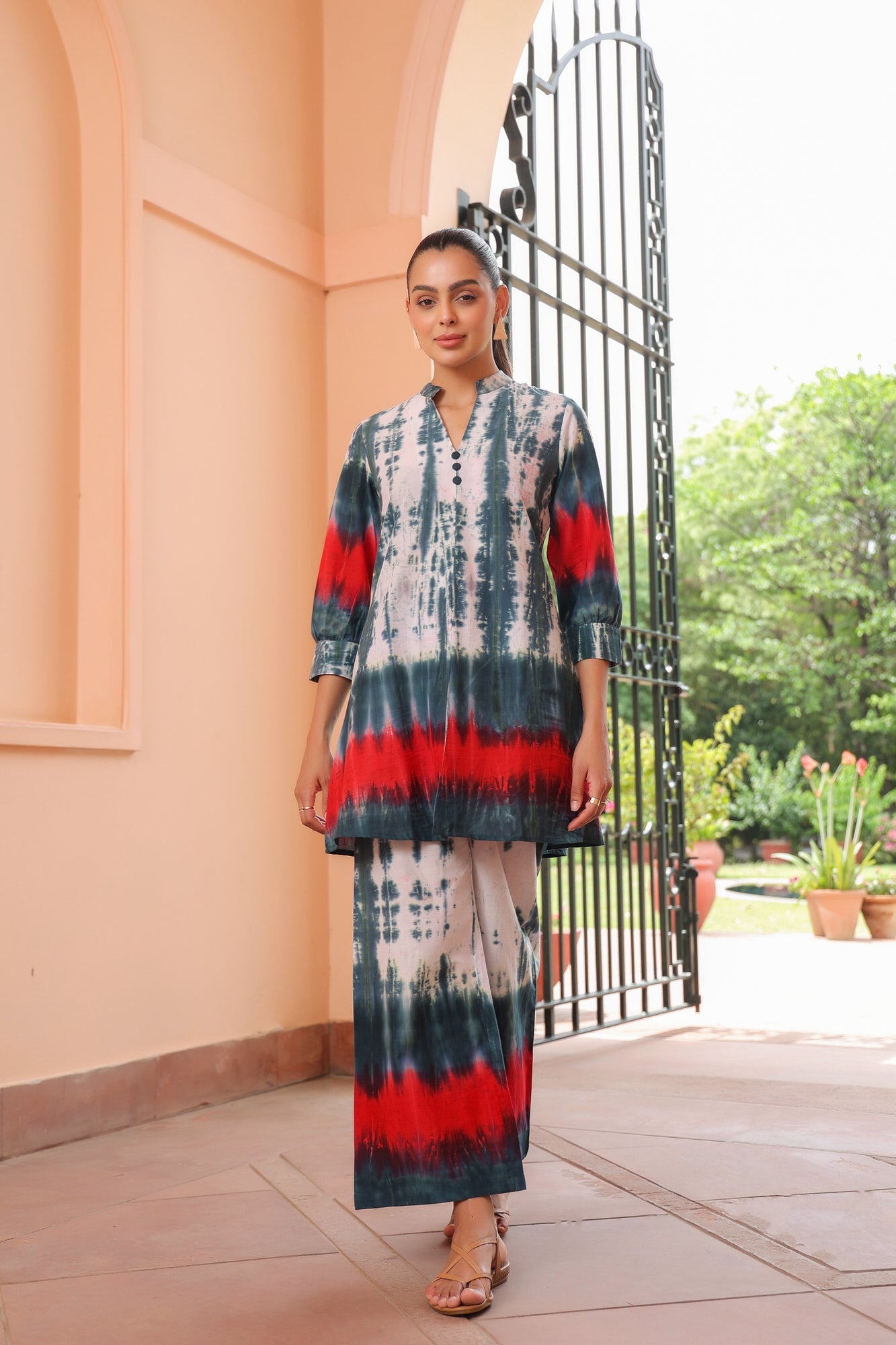 Tie-Dye Tie-In Cotton Co-ord Set