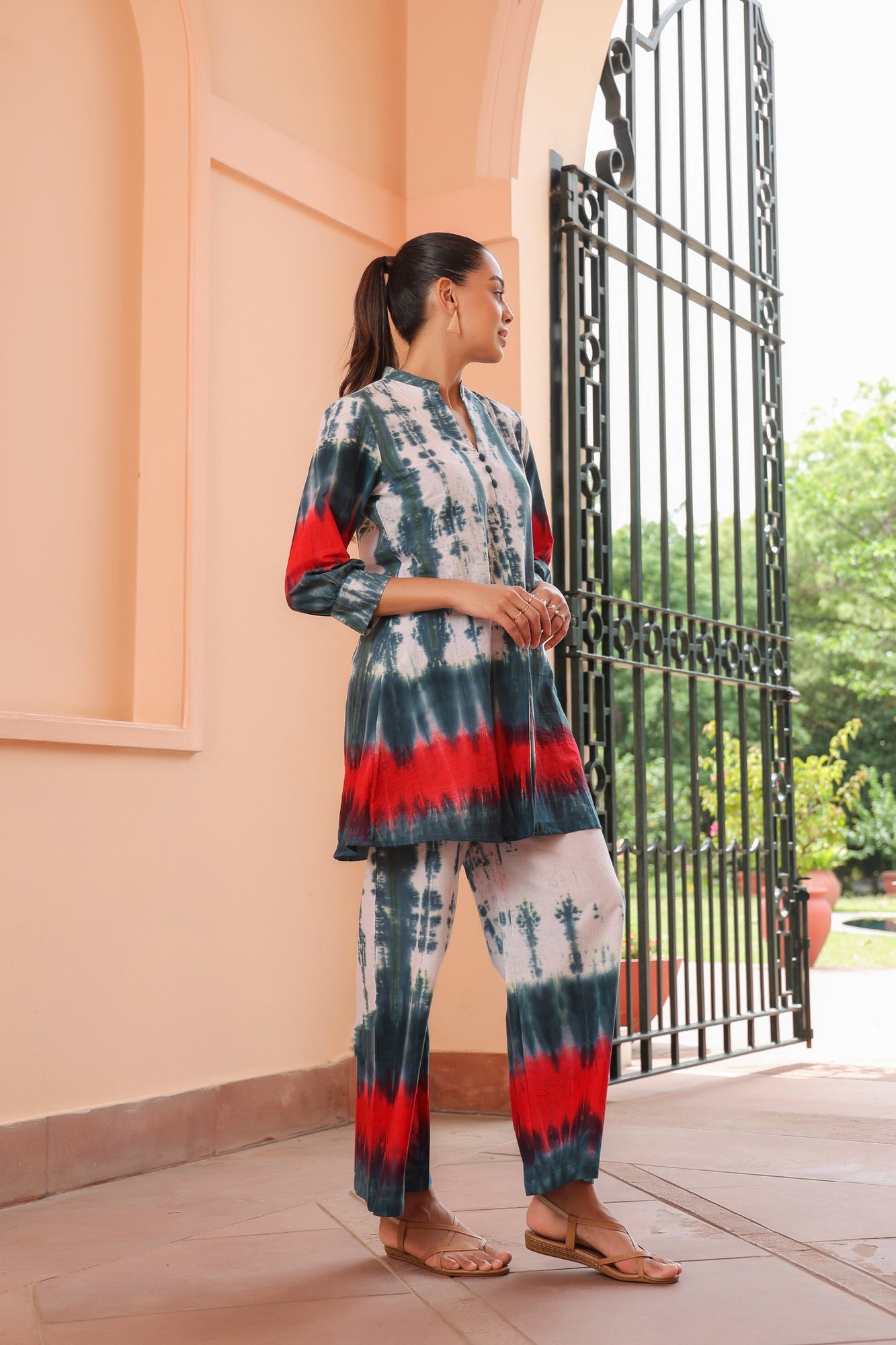 Tie-Dye Tie-In Cotton Co-ord Set