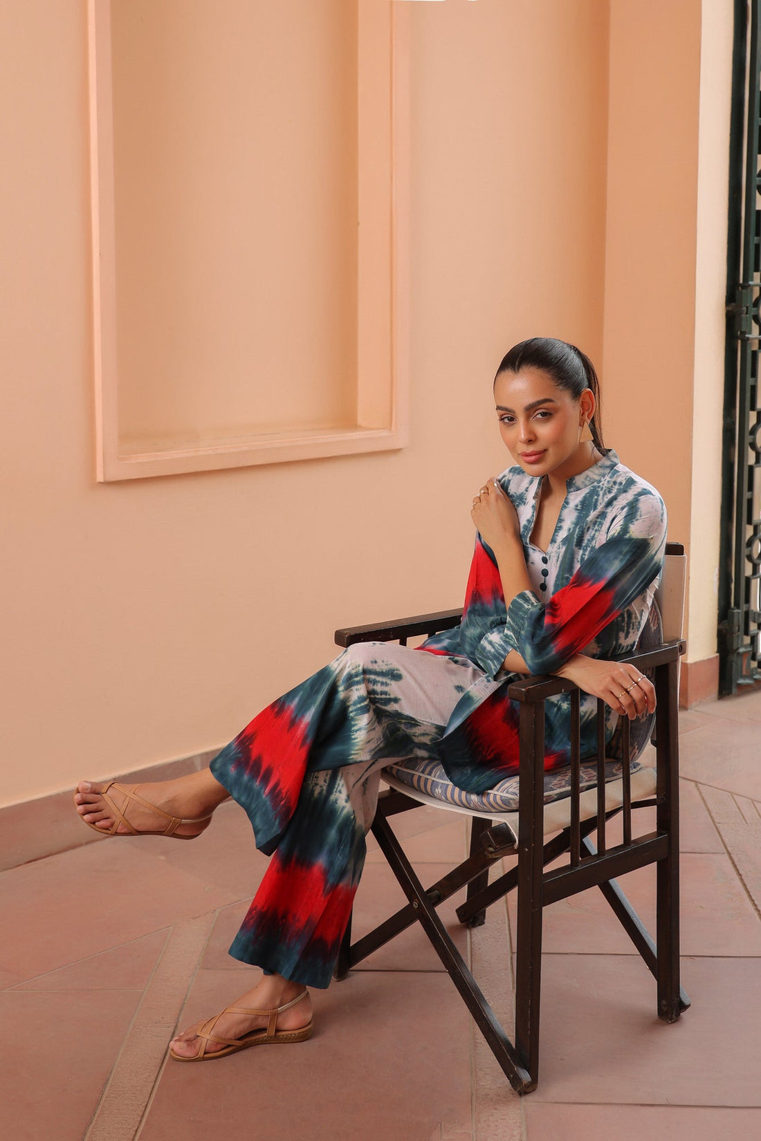 Tie-Dye Tie-In Cotton Co-ord Set