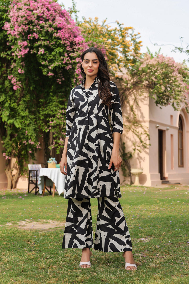 Zebra Zest Cotton Three Piece Co-ord Set