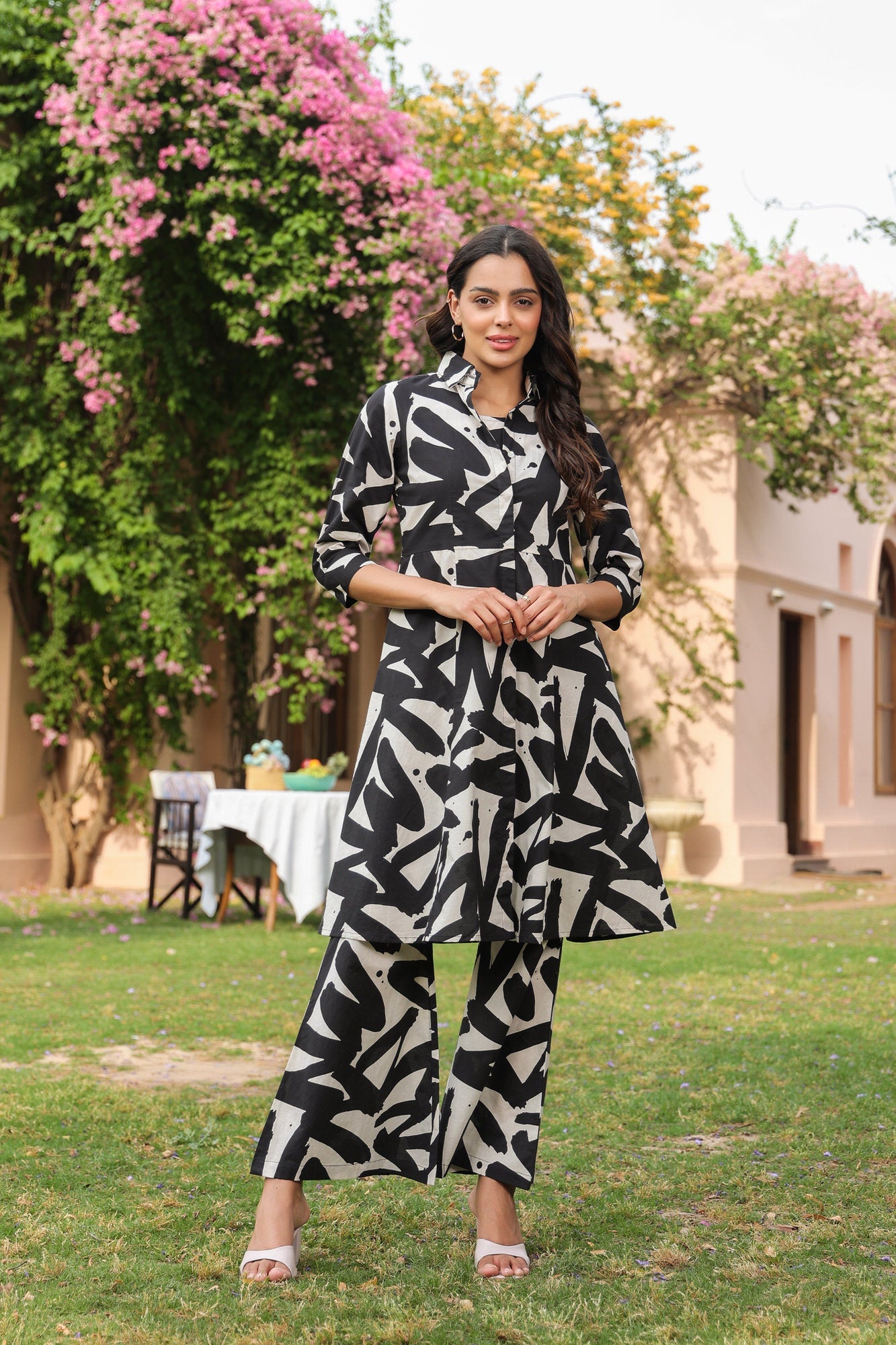 Zebra Zest Cotton Three Piece Co-ord Set