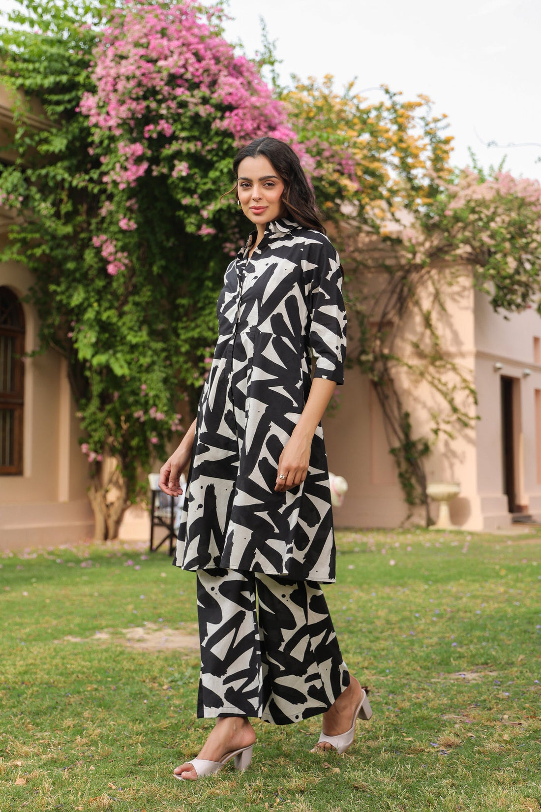 Zebra Zest Cotton Three Piece Co-ord Set