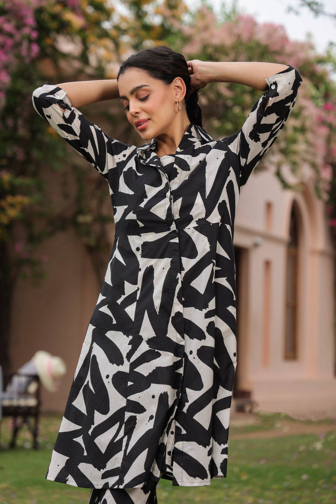 Zebra Zest Cotton Three Piece Co-ord Set