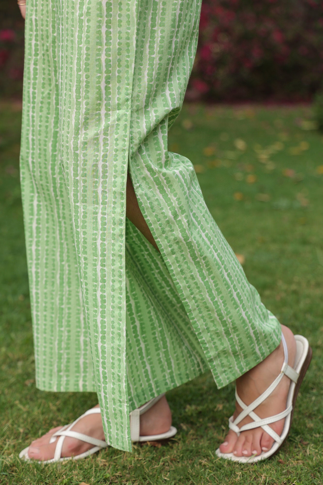 Pista Verde Cotton Co-ord Set