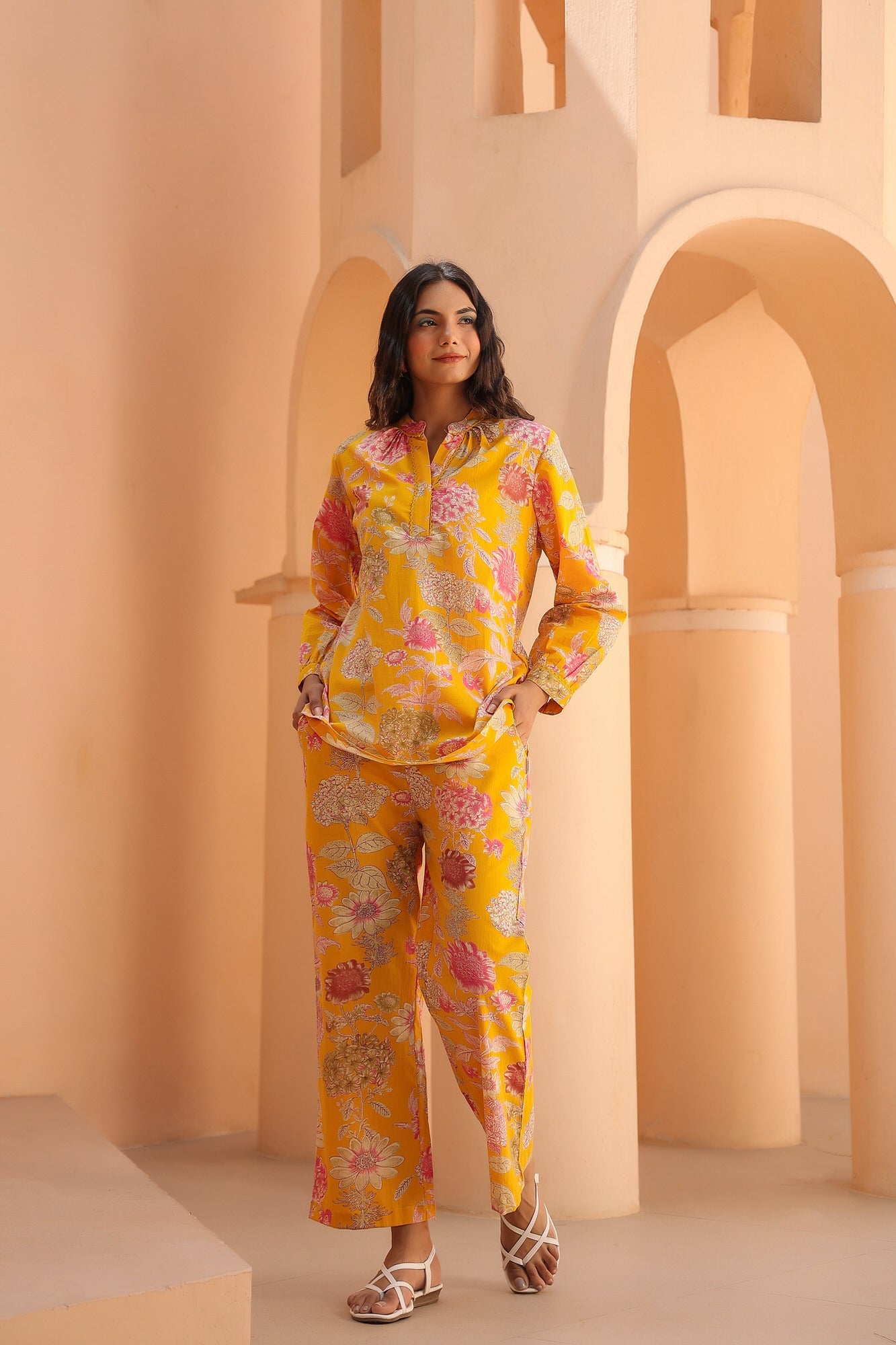 Crisp Hues Cotton Co-ord Set