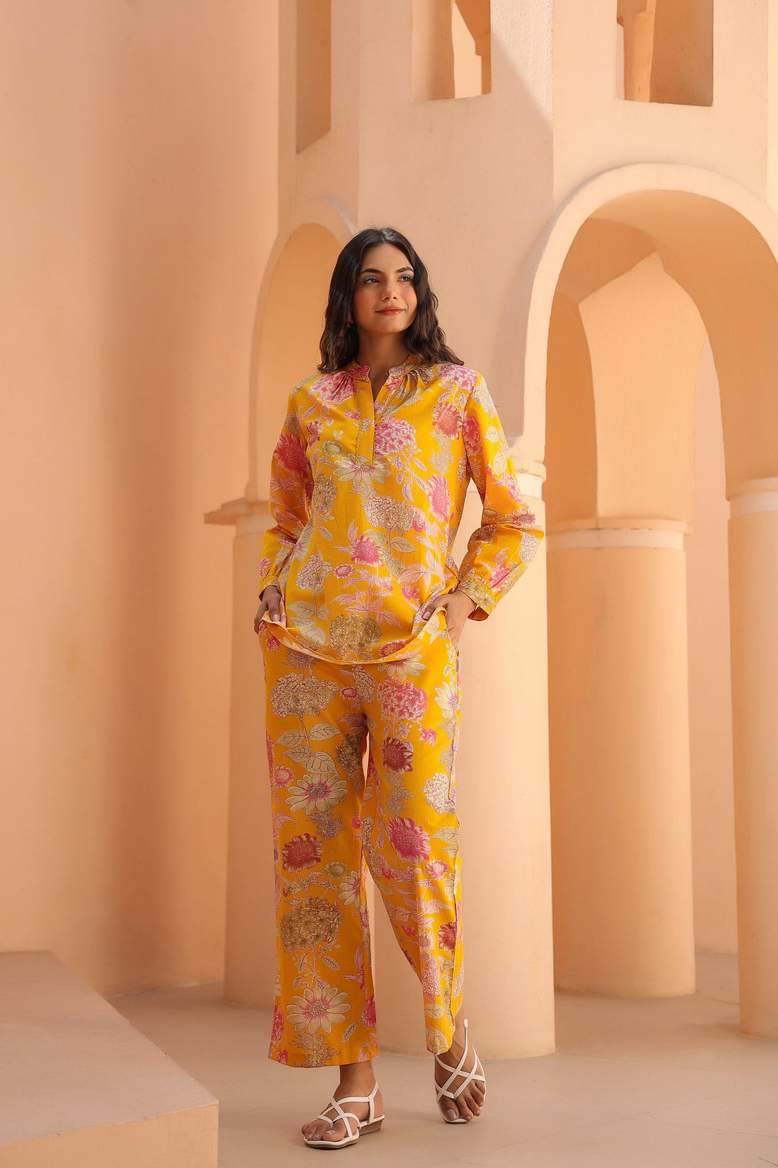 Crisp Hues Cotton Co-ord Set