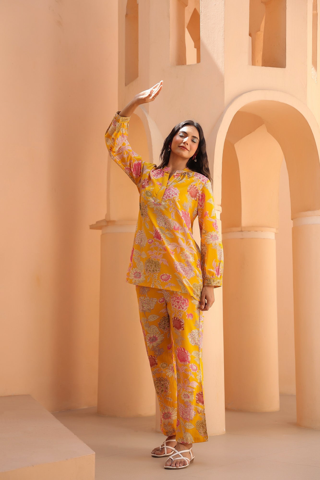 Crisp Hues Cotton Co-ord Set