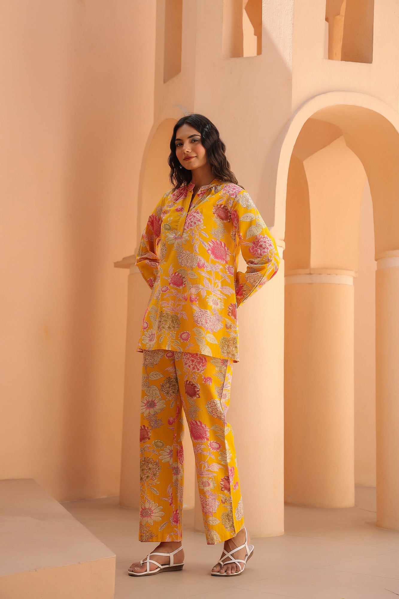 Crisp Hues Cotton Co-ord Set