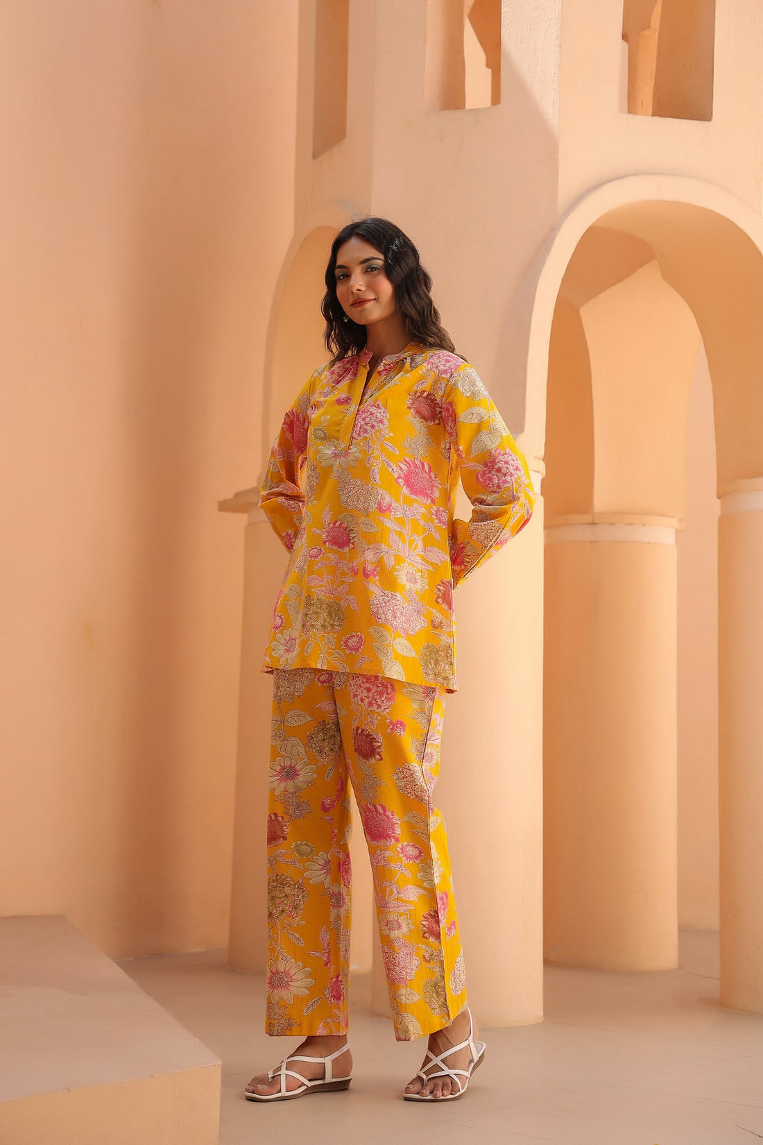 Crisp Hues Cotton Co-ord Set