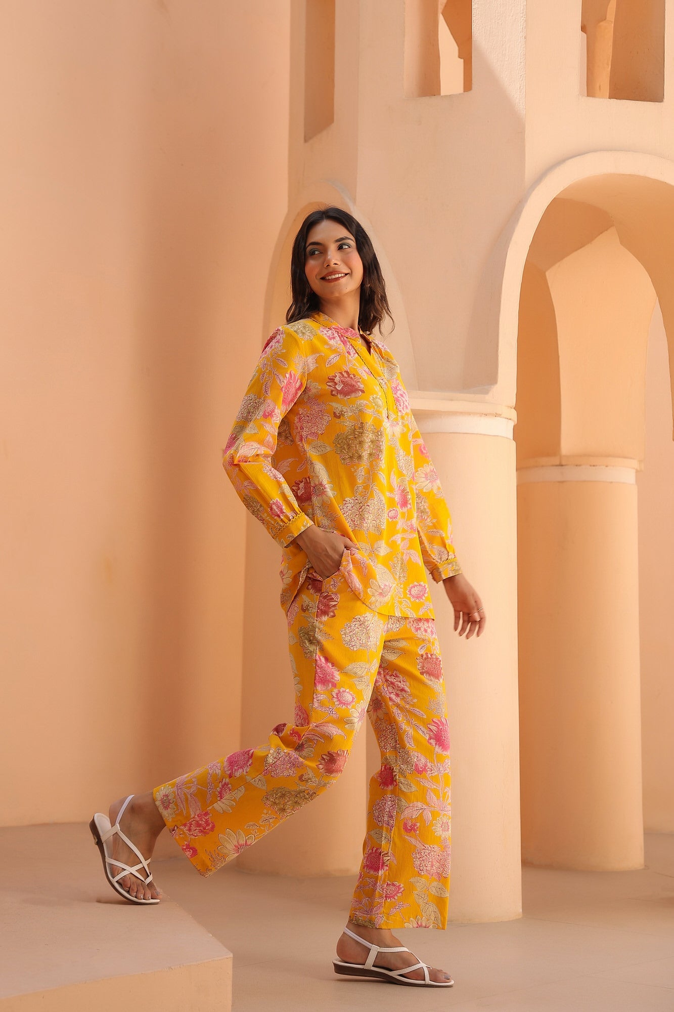 Crisp Hues Cotton Co-ord Set