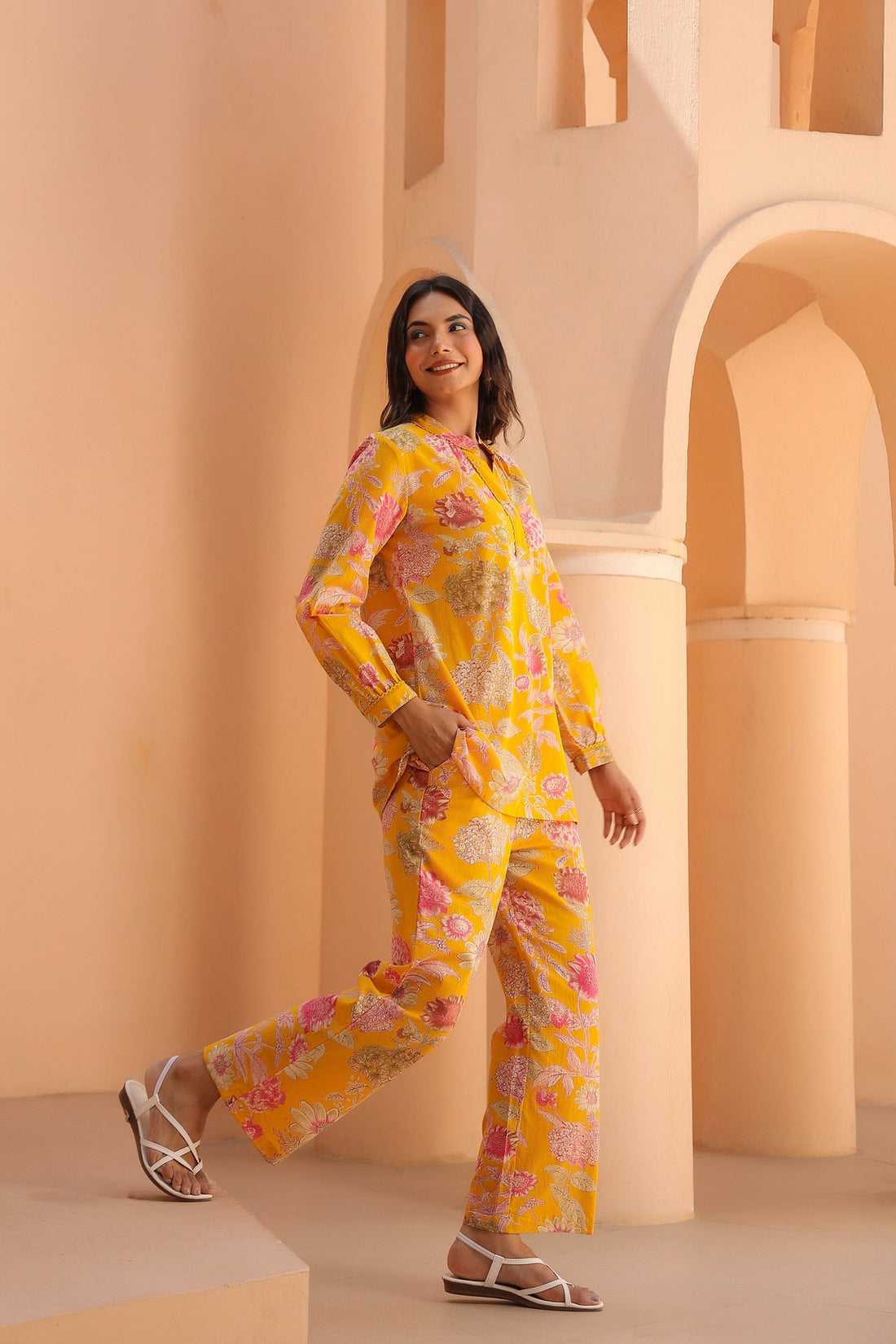 Crisp Hues Cotton Co-ord Set