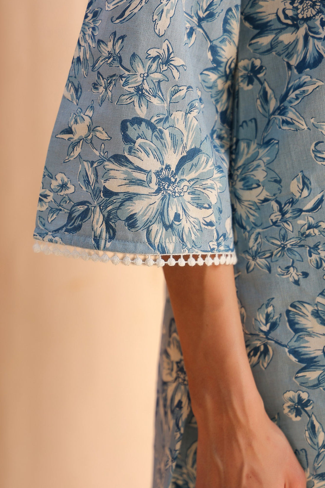 Cascade Blue Cotton Co-ord Set