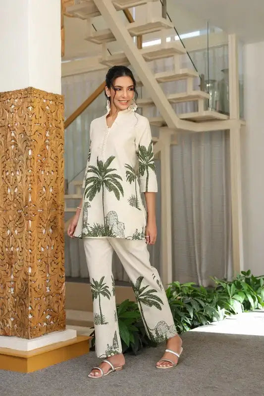 Savanna Whisper Cotton Flex Co-ord Set