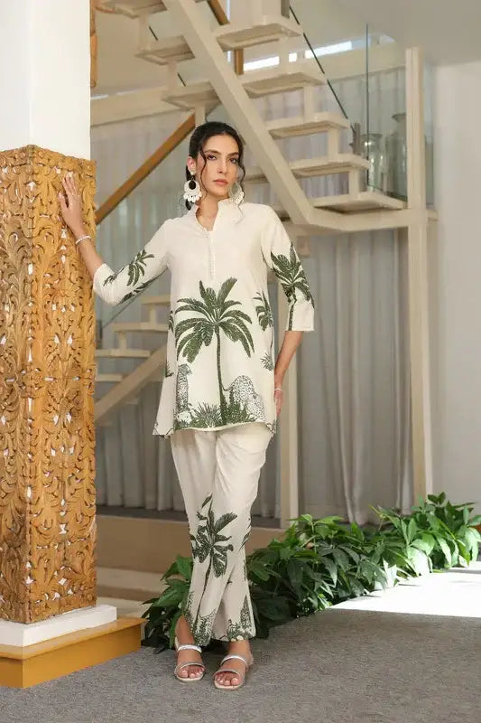 Savanna Whisper Cotton Flex Co-ord Set