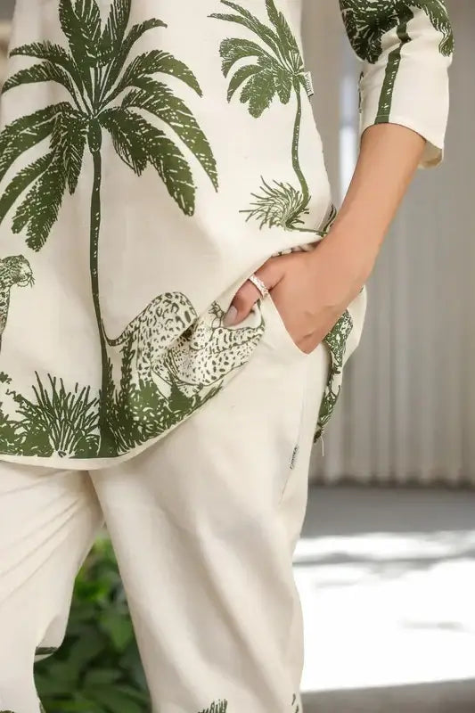 Savanna Whisper Cotton Flex Co-ord Set