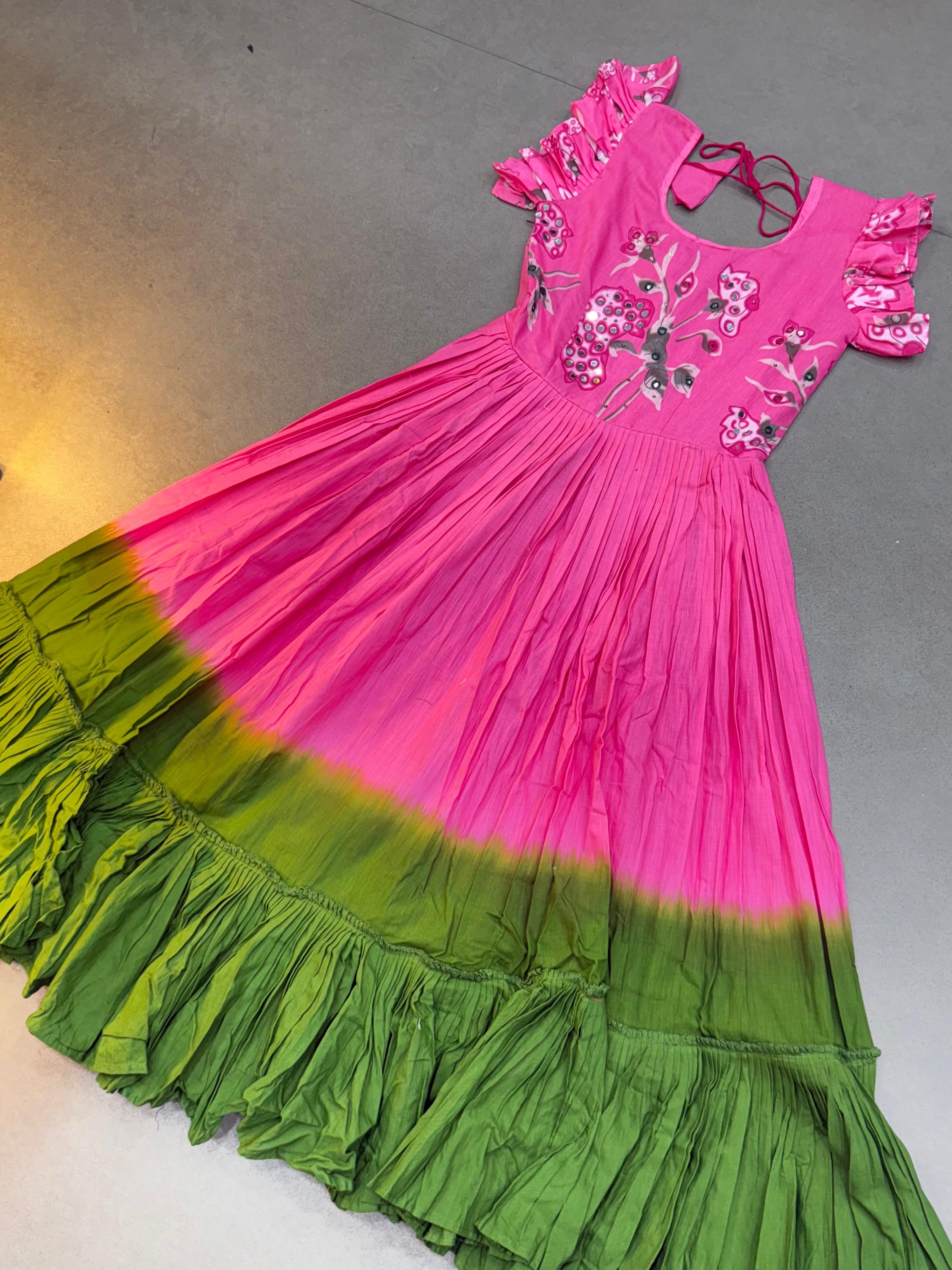 Cafe Gowns Party Mull mull Cotton