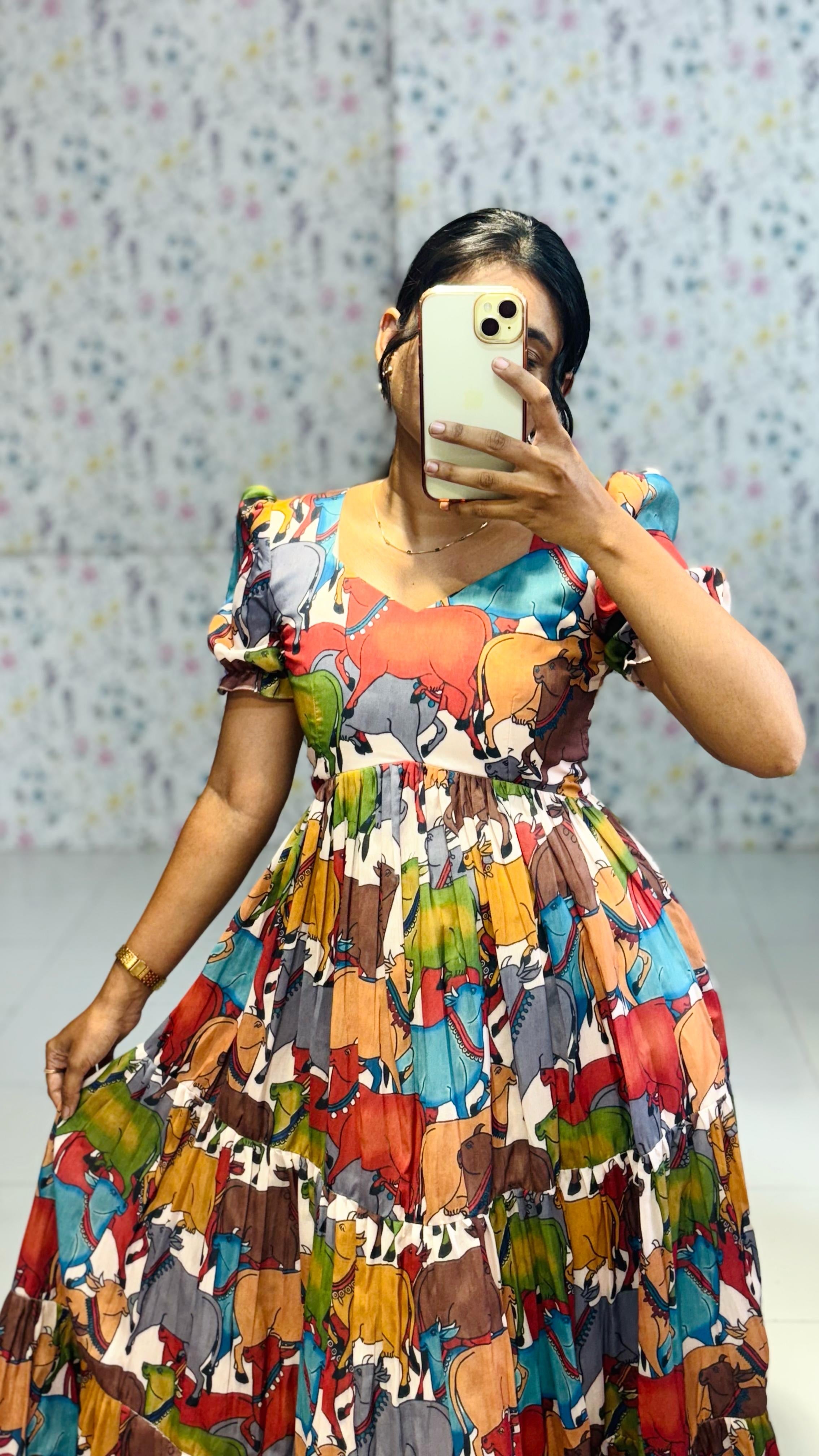 Kalamkari Cafe Gowns