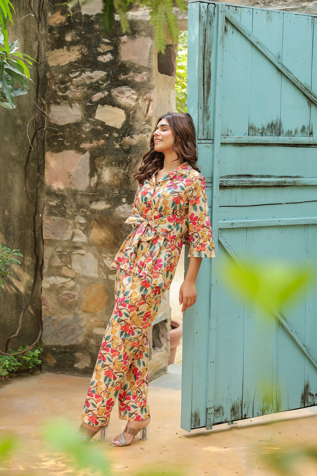 Renaissance Floral Cotton  Co-ord Set