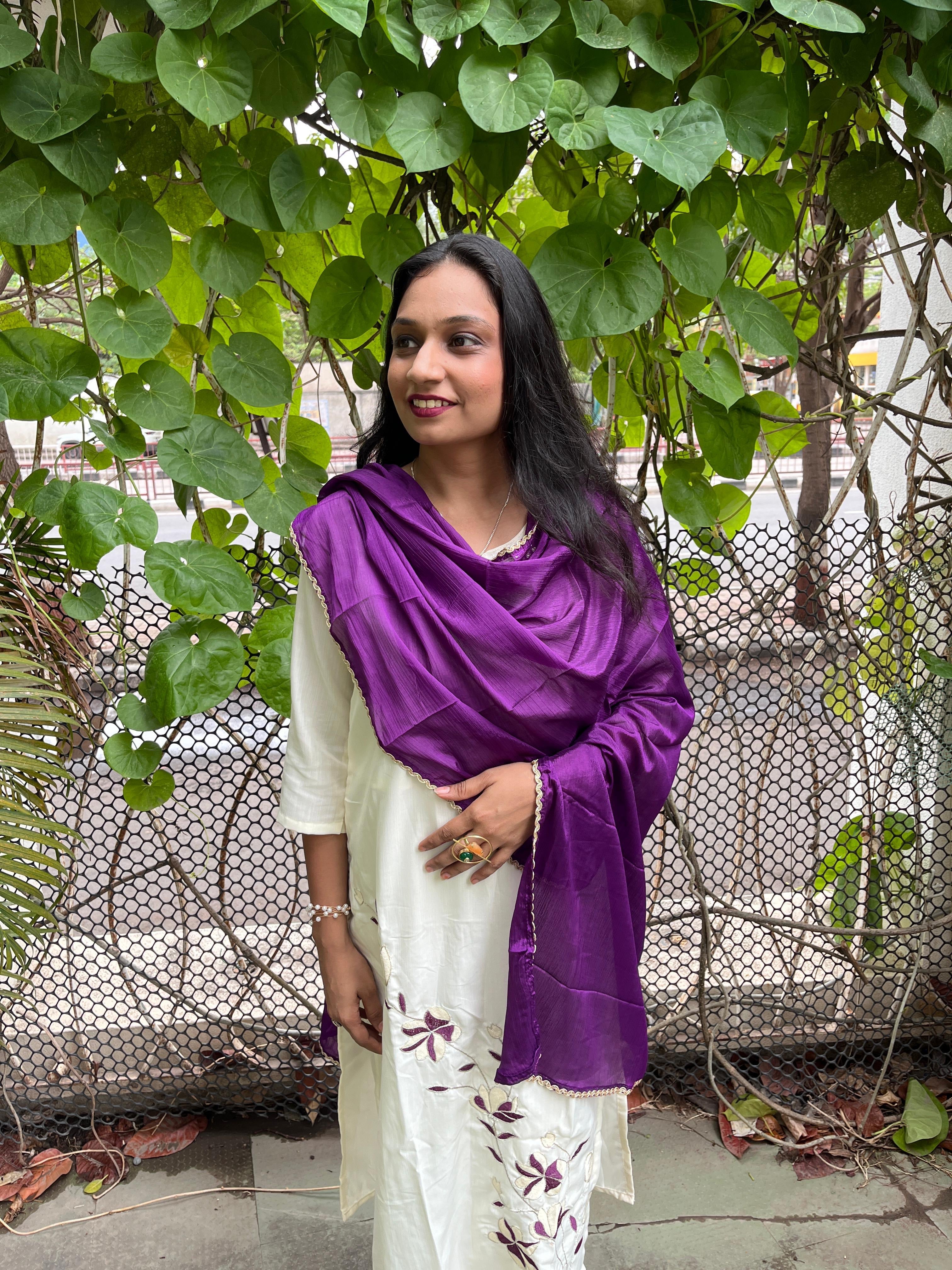 Embroidery work kurti sets