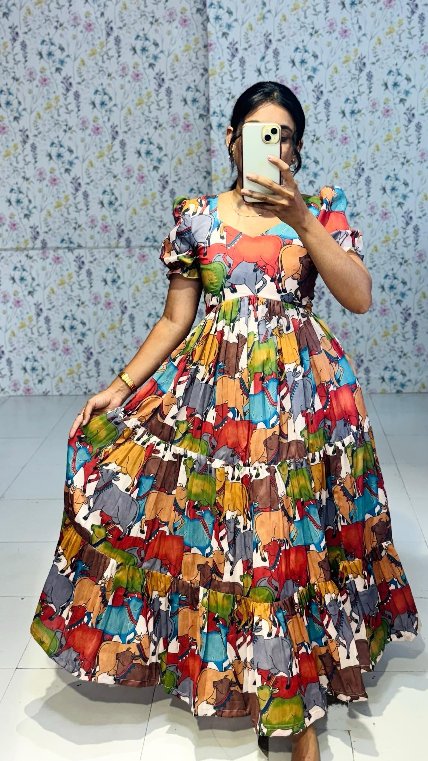 Kalamkari Cafe Gowns