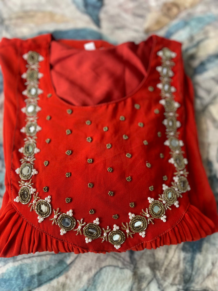 Cafe Gowns of Maggam work