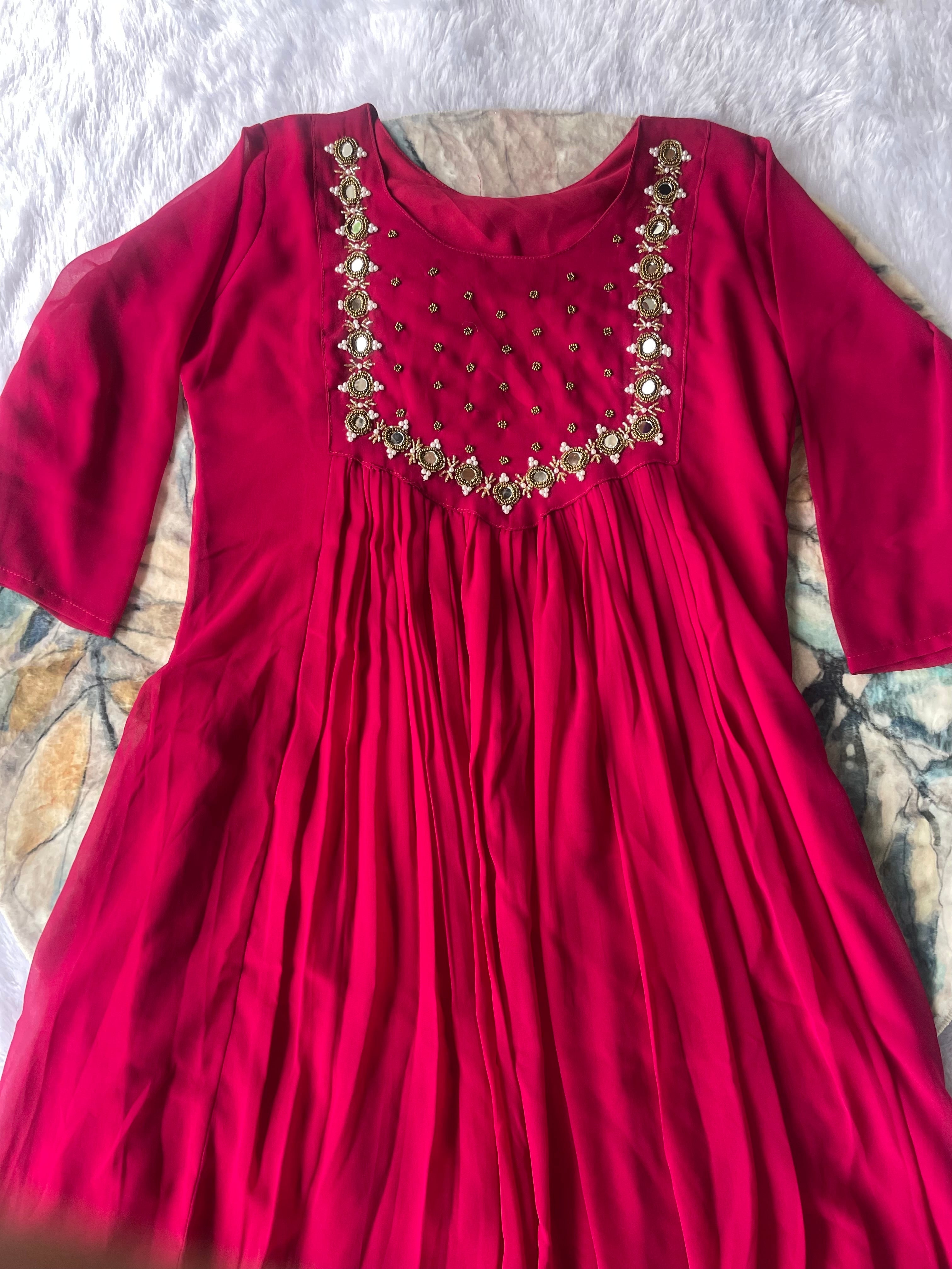 Cafe Gowns of Maggam work