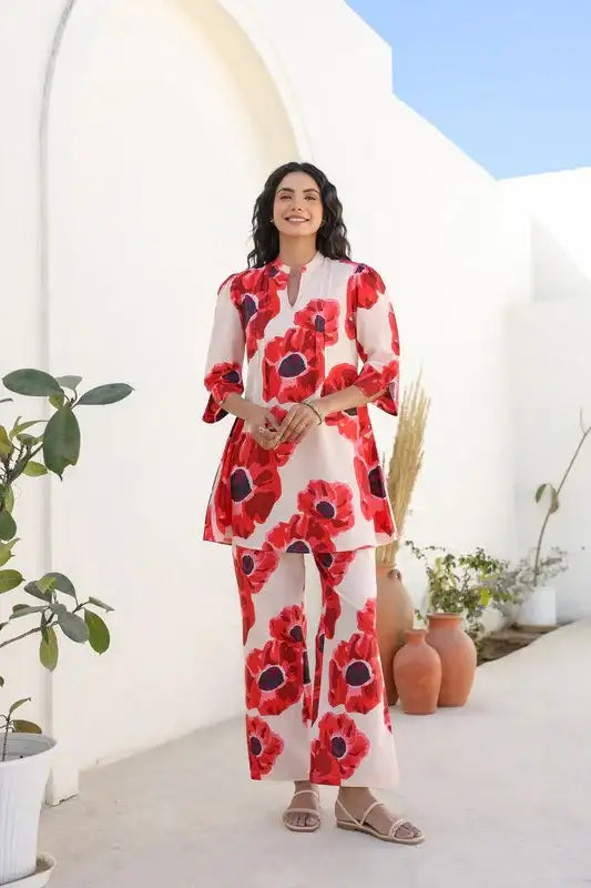 Rosewood Elegance Cotton Co-ord Set