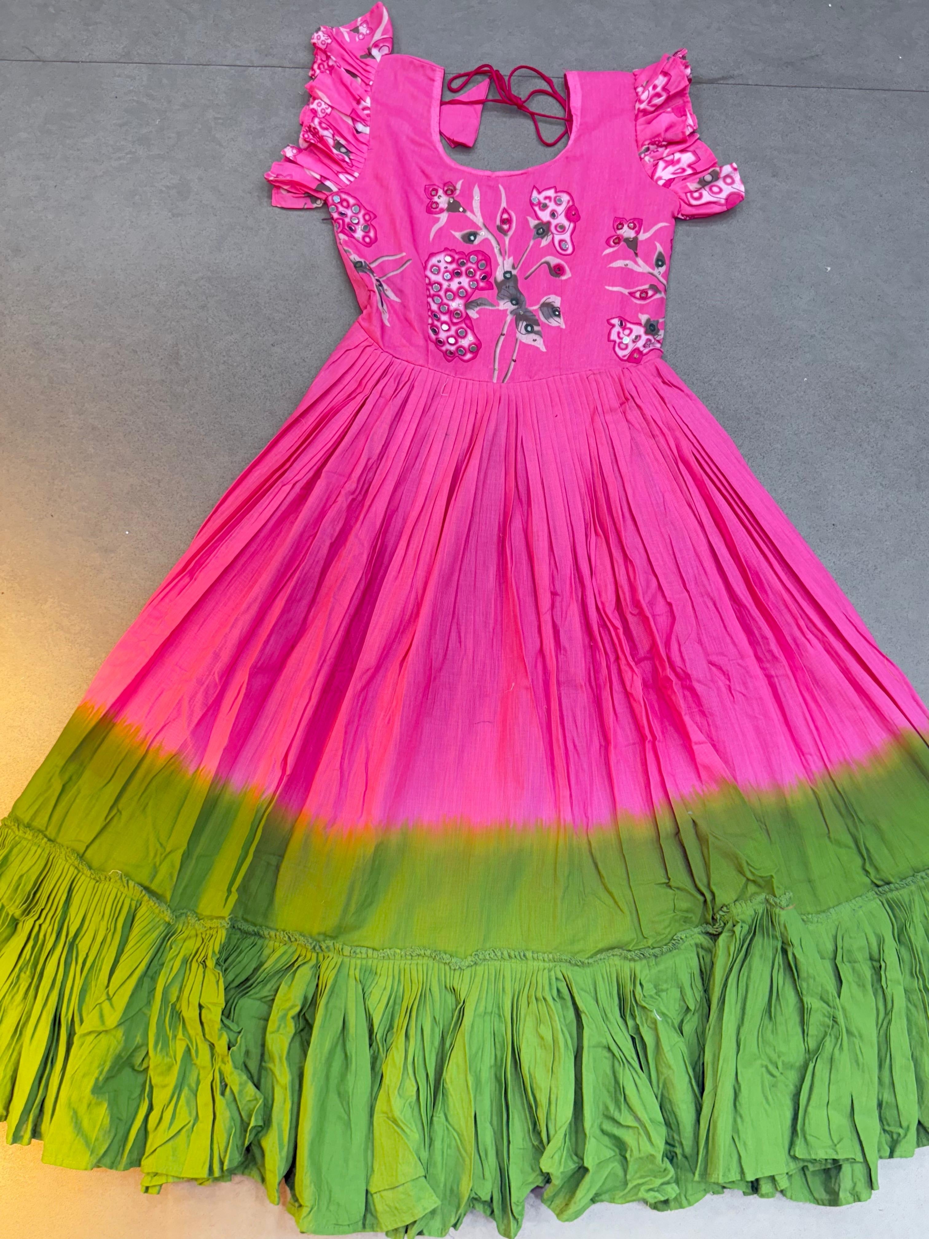 Cafe Gowns Party Mull mull Cotton