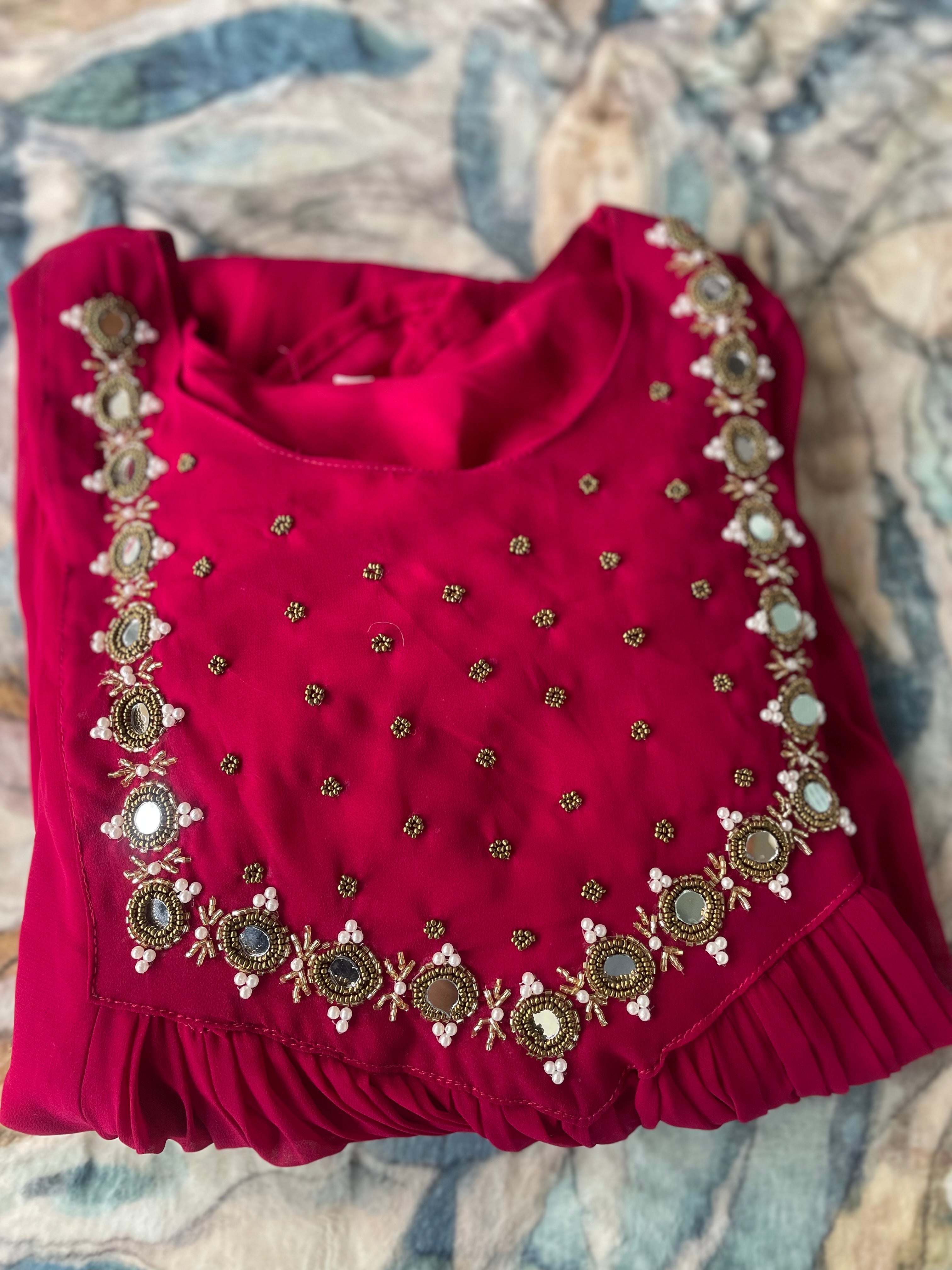 Cafe Gowns of Maggam work