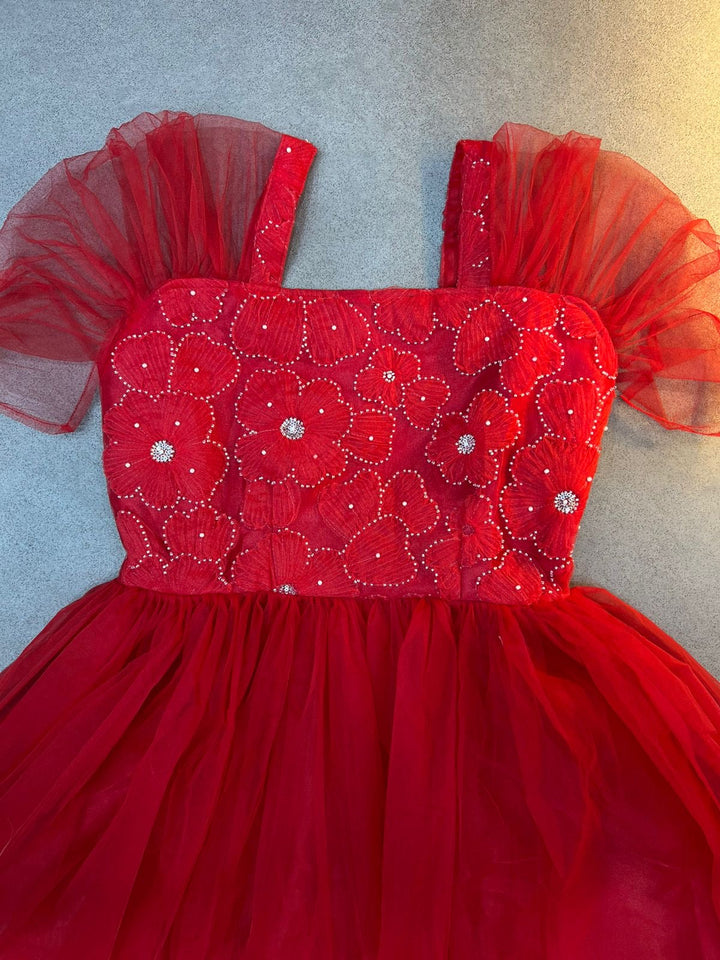 Cafe Gowns Red rose style ✨