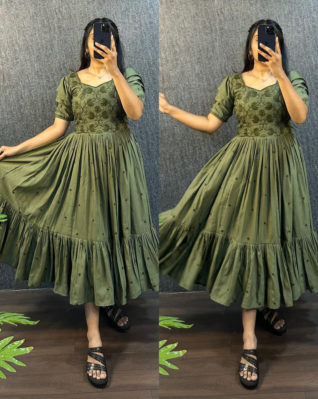 Cafe Gowns of Sundari work with unique style hands