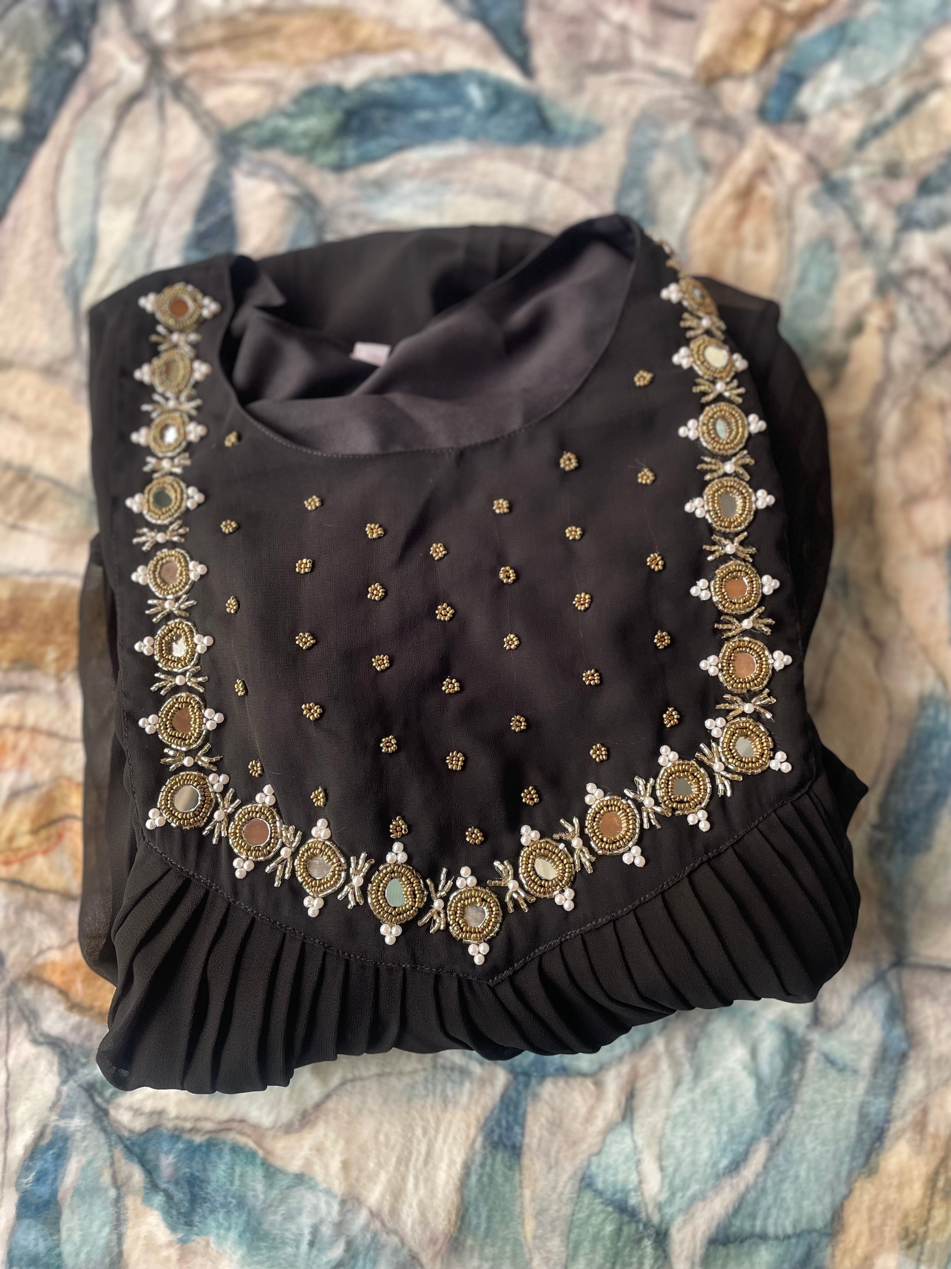 Cafe Gowns of Maggam work