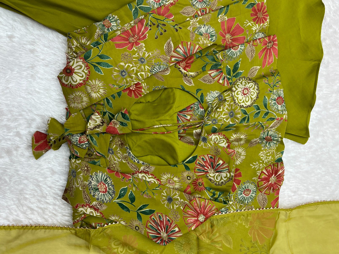 Cafe Gowns Ready to wear Chanderi Kurti sets (Plazzo pant)