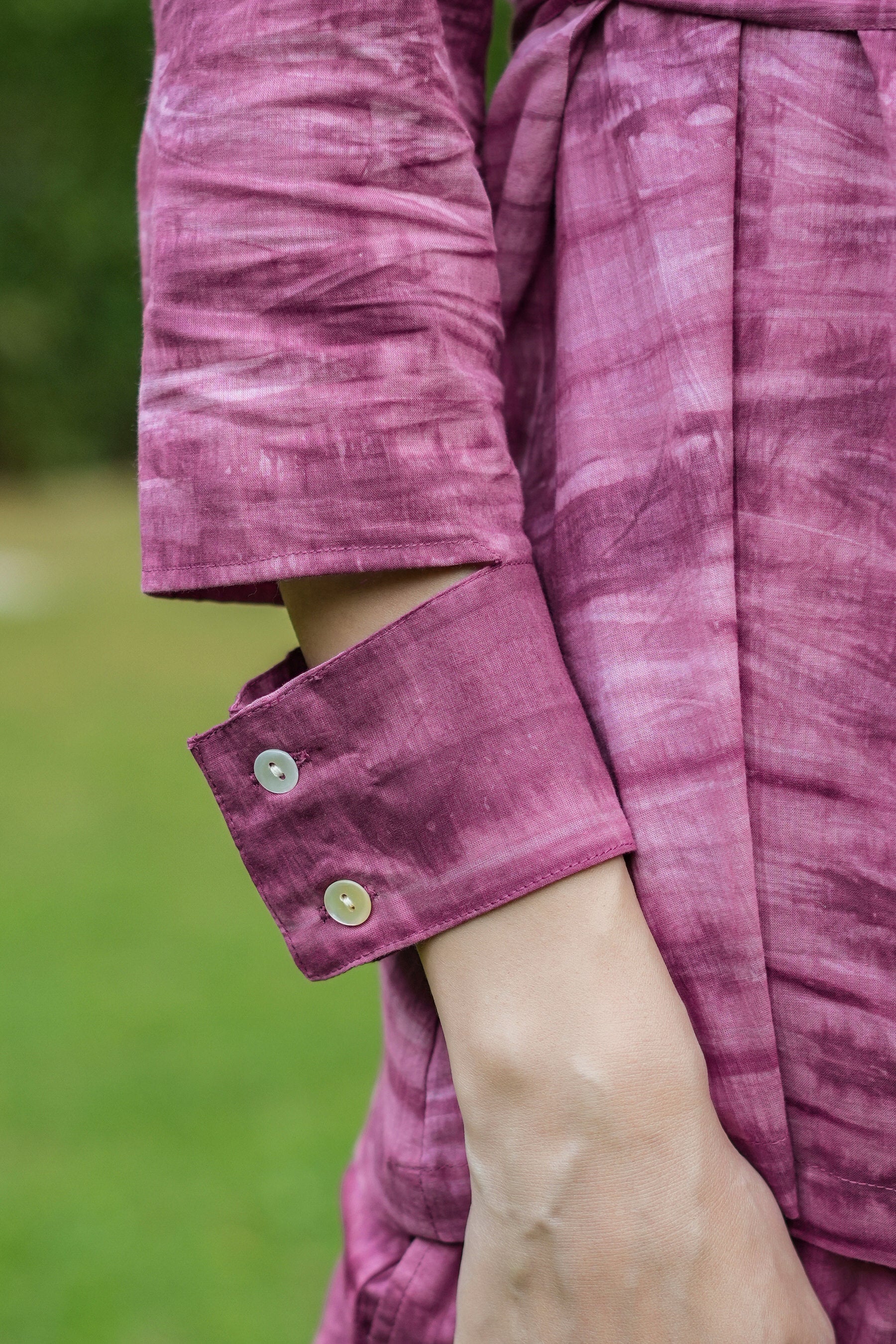 Plum passion three piece Cotton Co-ord set