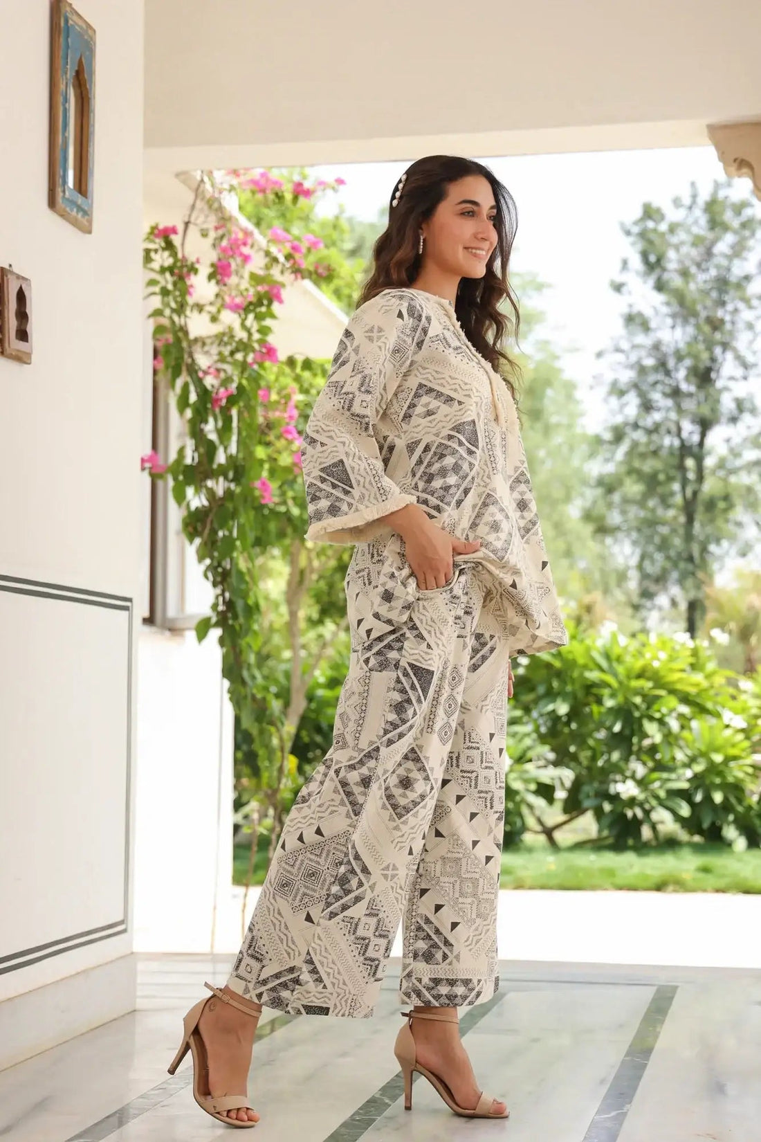 Mandala Cotton Flex Printed Co-ord Set