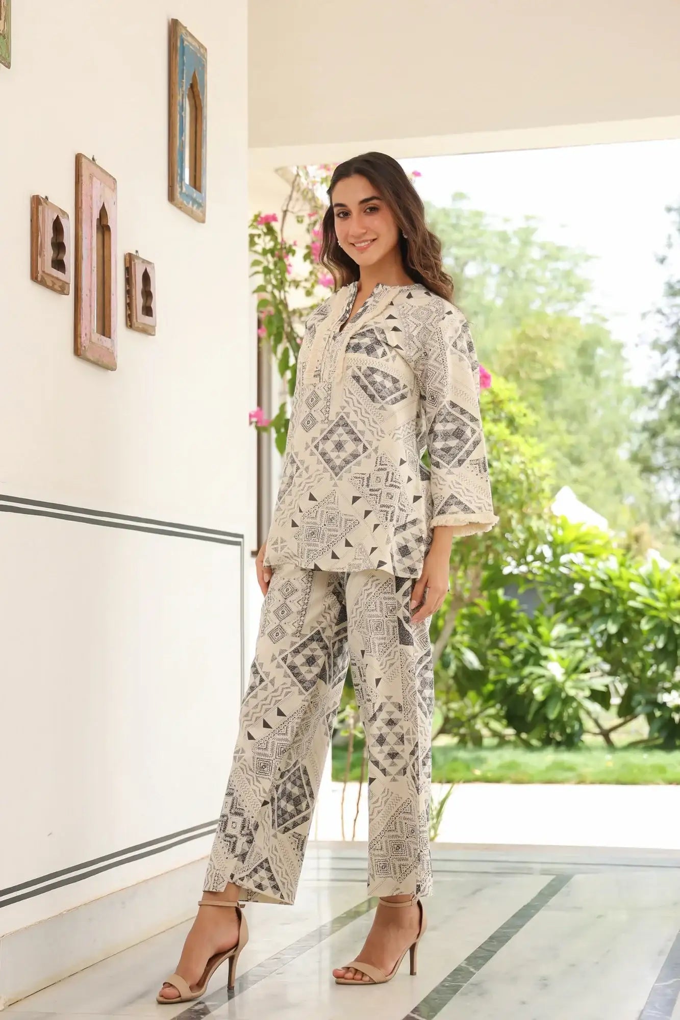 Mandala Cotton Flex Printed Co-ord Set