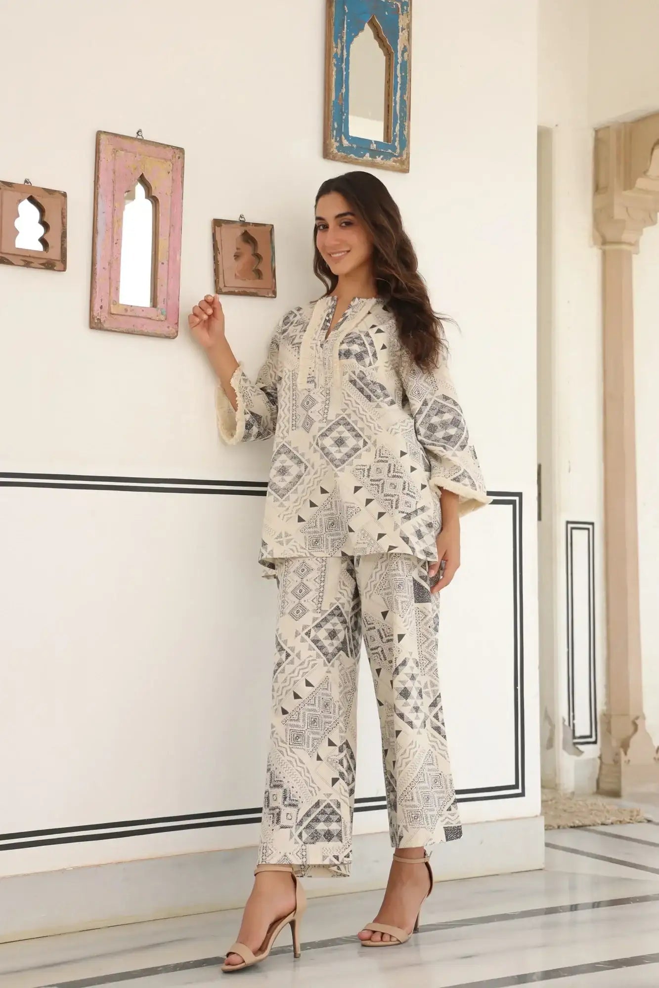 Mandala Cotton Flex Printed Co-ord Set