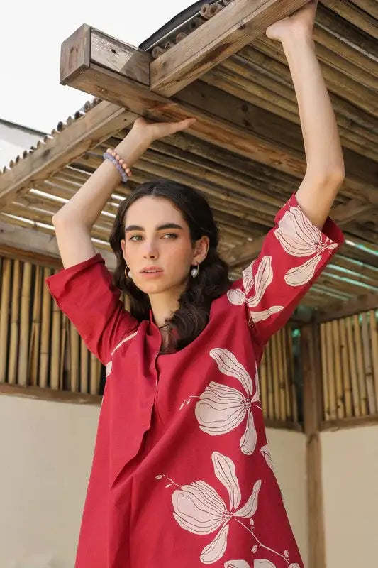 Rosewood Printed Cotton Co-ord Set